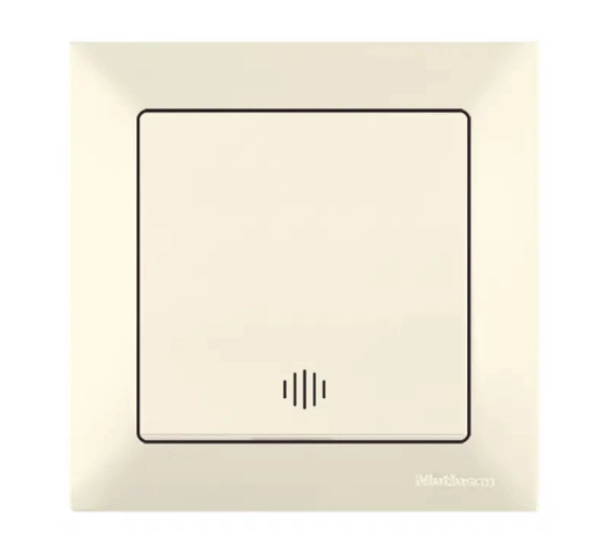 Единчен ключ светещ схема 1-10А Крем Candela Mutlusan_1734712660.png